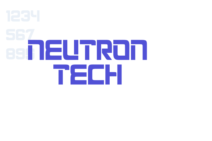 NEUTRON TECH font download