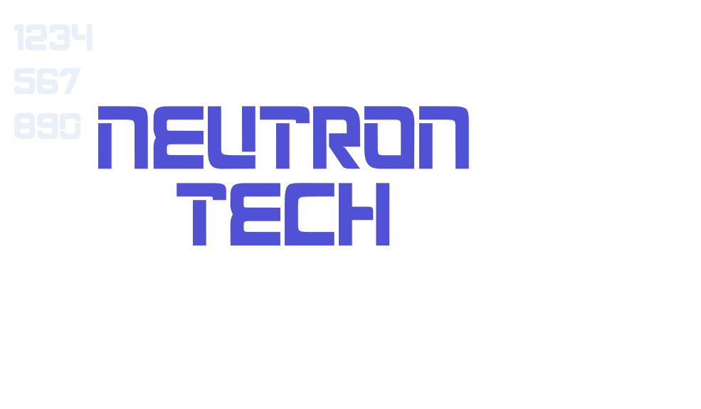 NEUTRON TECH-font-download