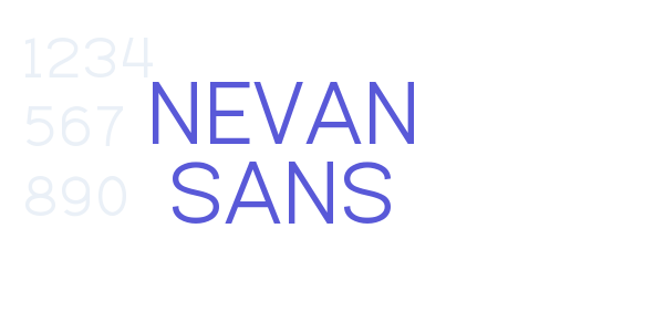 NEVAN SANS font