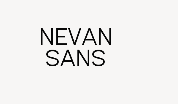 NEVAN SANS Font