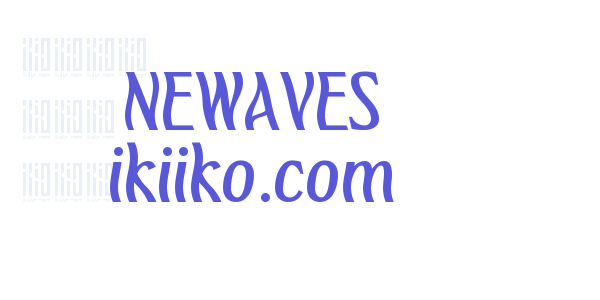 NEWAVES ikiiko.com font free