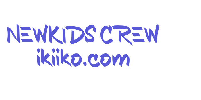 NEWKIDS CREW ikiiko.com Font Download