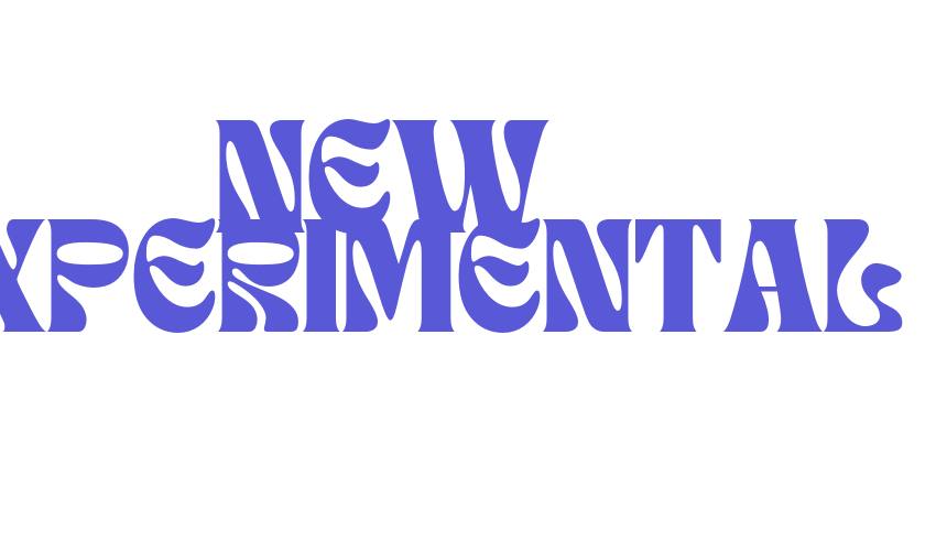 NEW EXPERIMENTAL Font Download