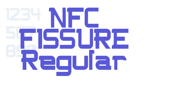 NFC FISSURE Regular font free