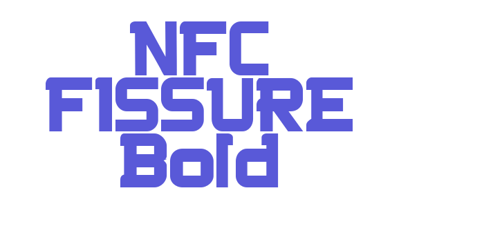 NFC FISSURE Bold Font Download