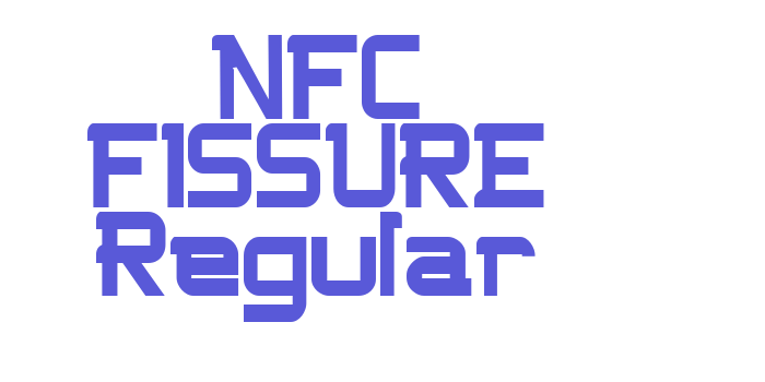 NFC FISSURE Regular Font Download