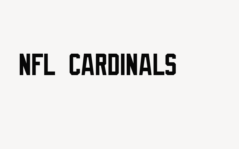 NFL Cardinals Font