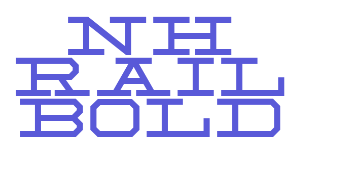 NH Rail Bold Font Download