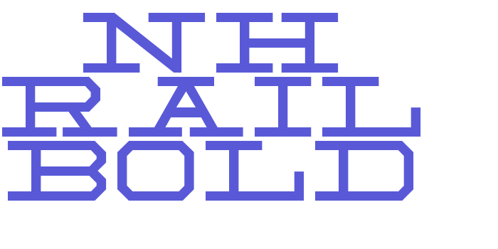 NH Rail Bold Font