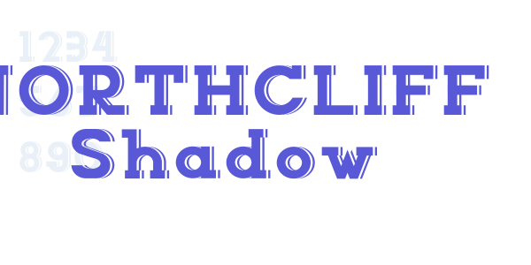 NORTHCLIFF Shadow font free