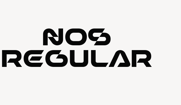 NOS Regular Font