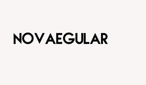 NOVAegular Font