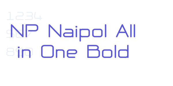 NP Naipol All in One Bold font