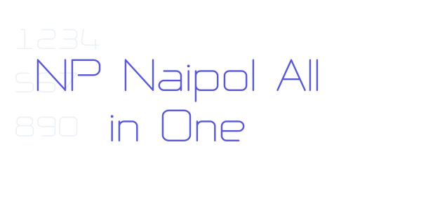 NP Naipol All in One font free