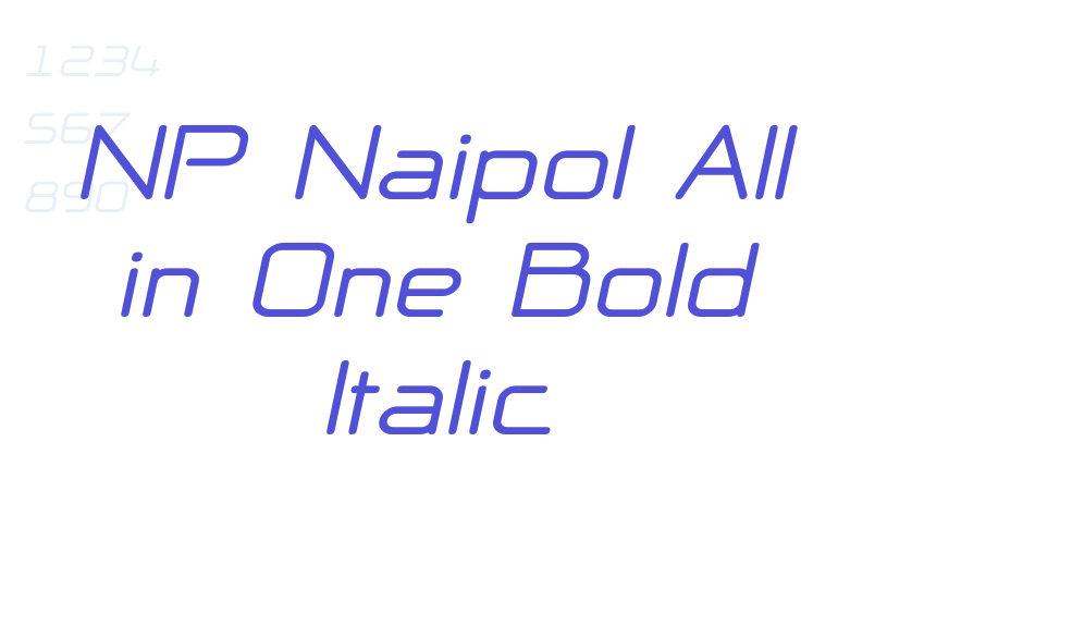 NP Naipol All in One Bold Italic-font-download