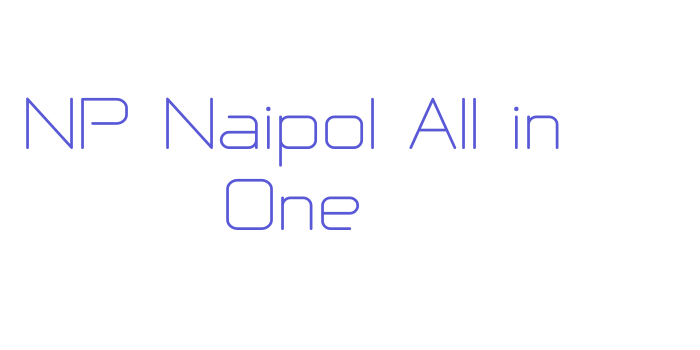 NP Naipol All in One Font Download