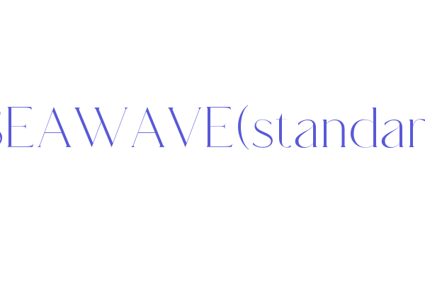 NTSEAWAVE(standart) Font