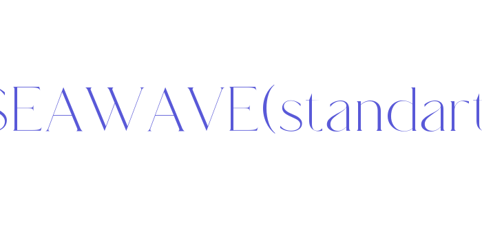 NTSEAWAVE(standart) Font Download