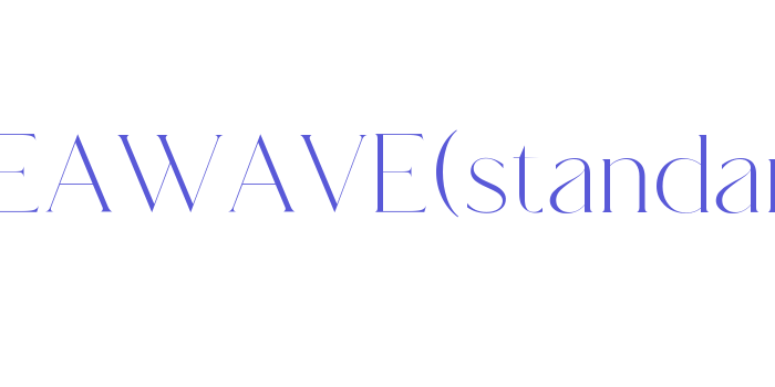 NTSEAWAVE(standart) Font