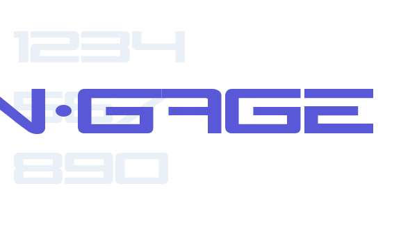 N-Gage Font