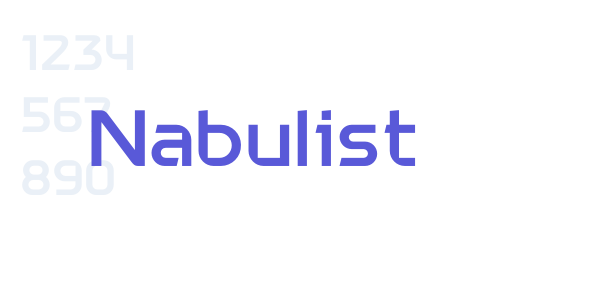 Nabulist font free