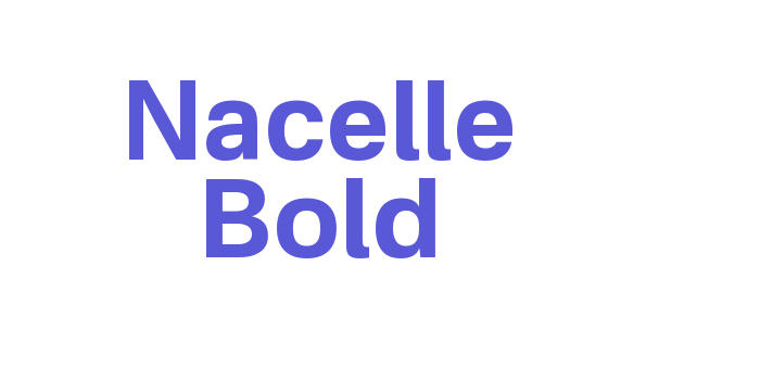 Nacelle Bold Font