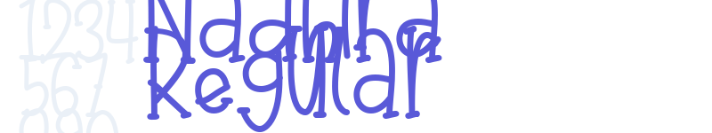 Nadhira Regular-related font