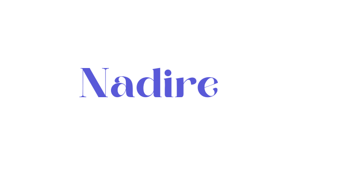 Nadire Font Download