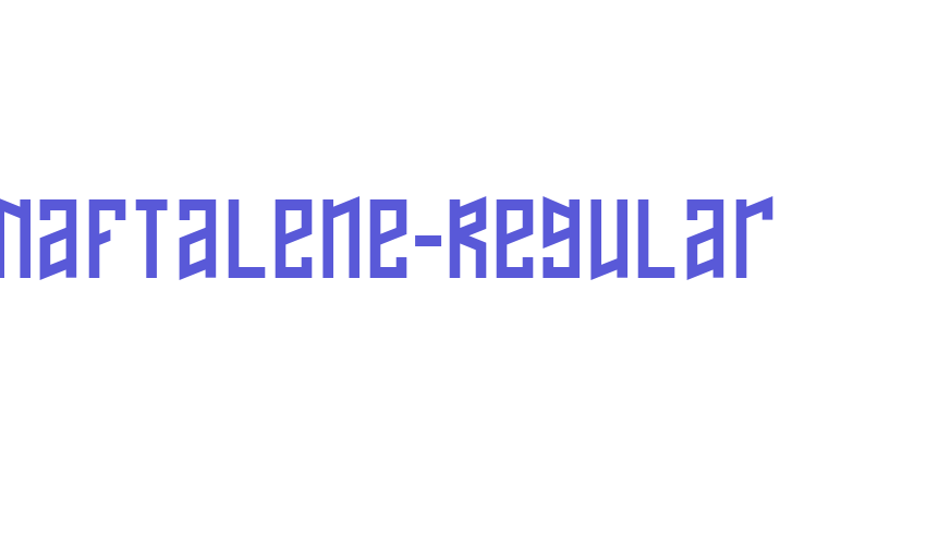 Naftalene-Regular Font Download