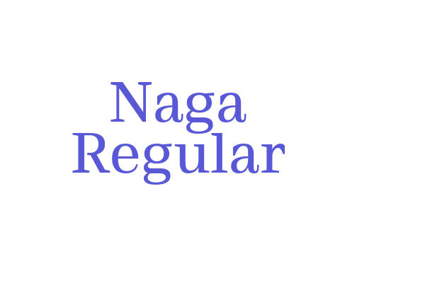 Naga Regular Font