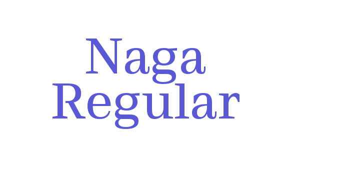 Naga Regular Font