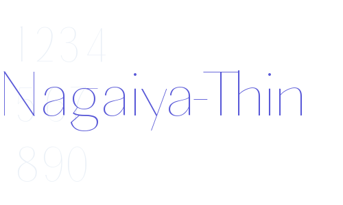 Nagaiya-Thin Font Download