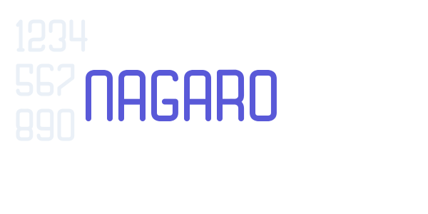 Nagaro font free