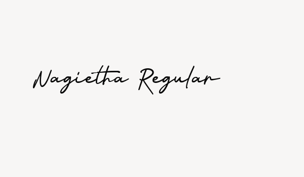 Nagietha Regular Font