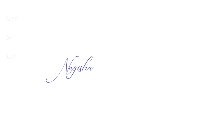 Nagisha font