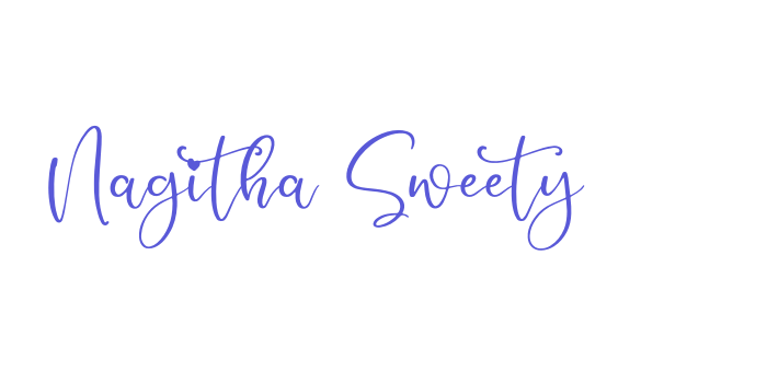 Nagitha Sweety Font Download