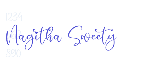 Nagitha Sweety-font-download