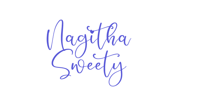 Nagitha Sweety Font