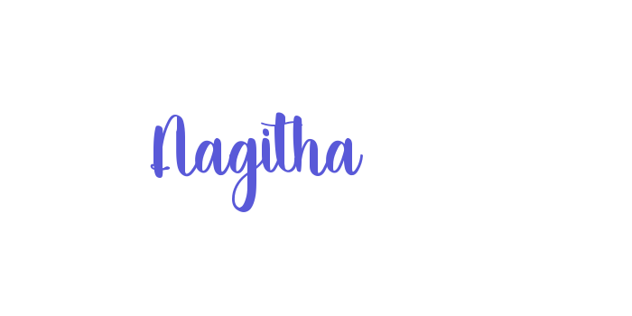 Nagitha Font Download