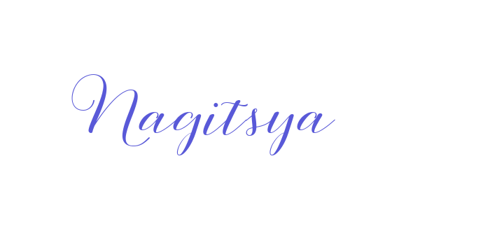 Nagitsya Font Download