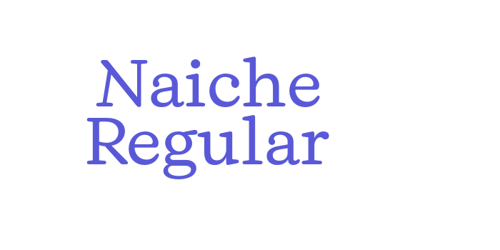 Naiche Regular Font Download