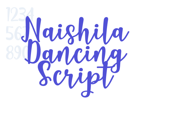 Naishila Dancing Script