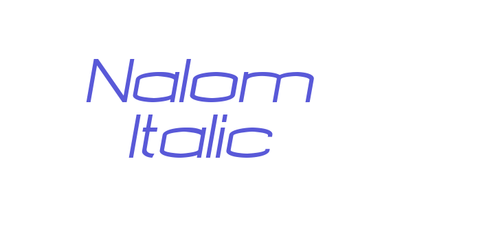 Nalom Italic Font Download