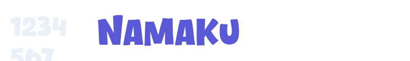 Namaku font