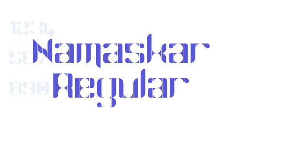 Namaskar Regular font free