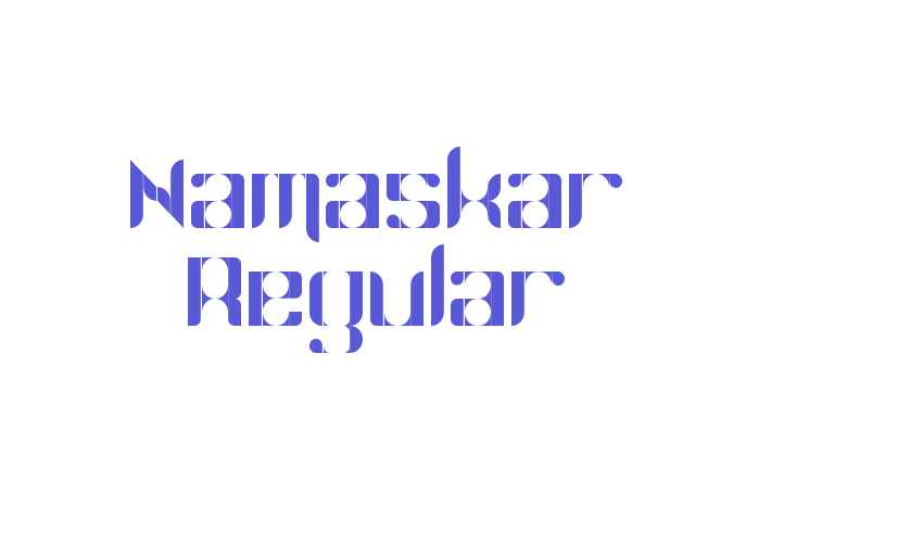 Namaskar Regular Font Download