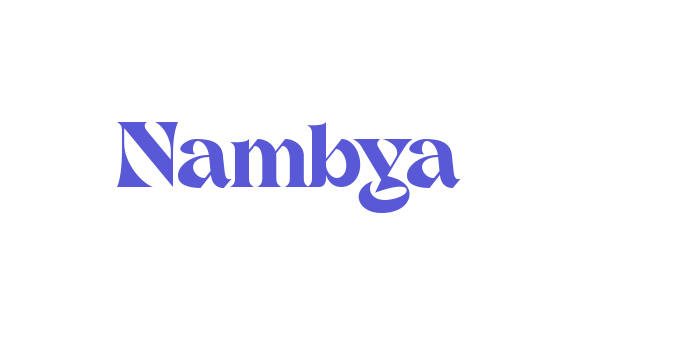 Nambya Font