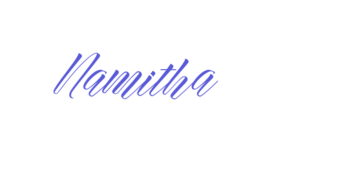 Namitha Font Download