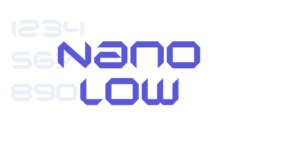 Nano low font free