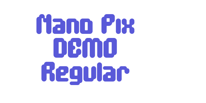 Nano Pix DEMO Regular Font Download